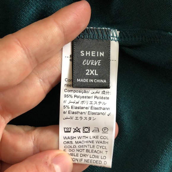 Boatneck teal blue longsleeve knit - Picture 3 of 10